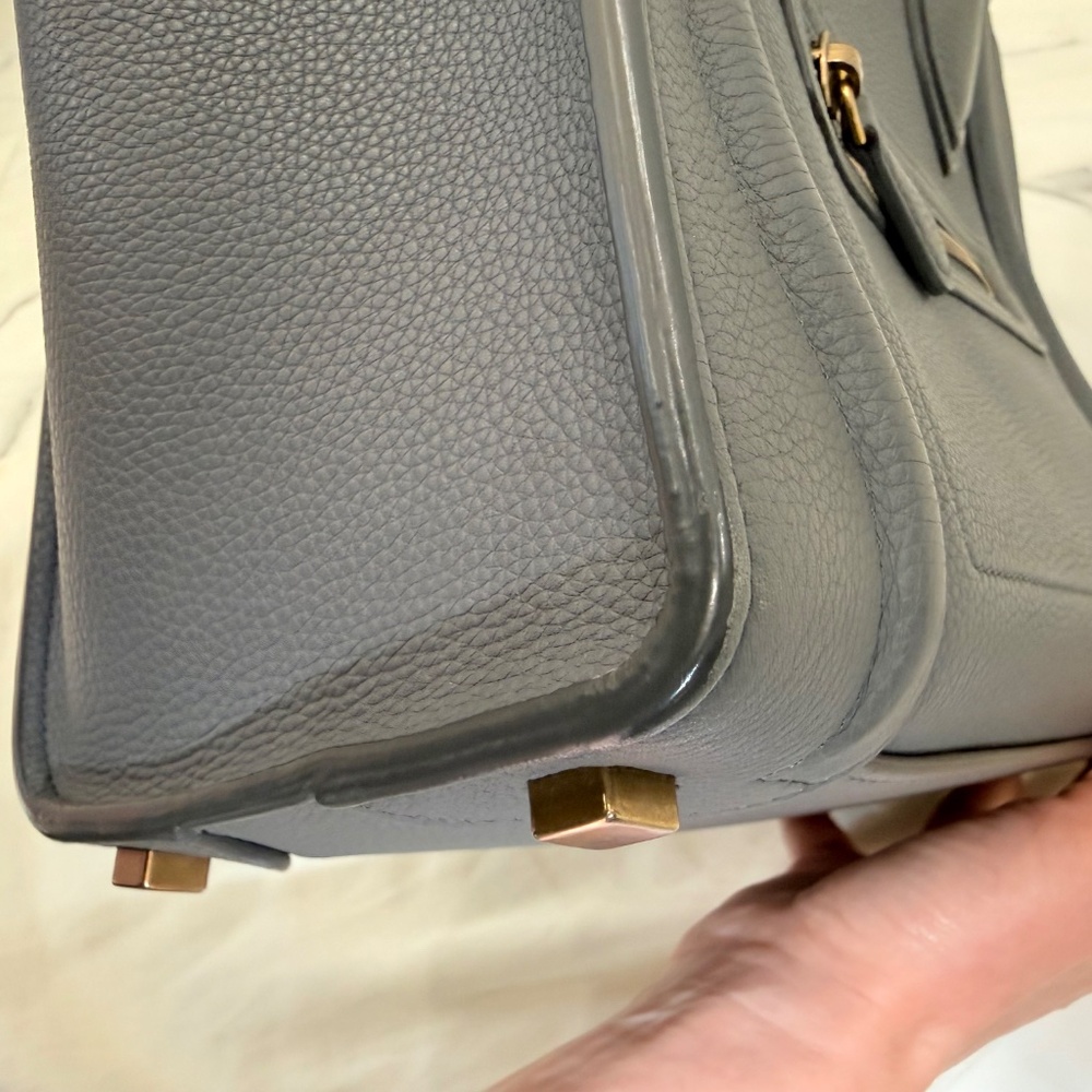 Celine Micro Luggage Bag Grey/Silver - Picture 9 of 16
